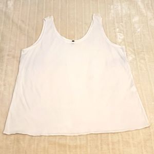 White Lightweight Tank Top